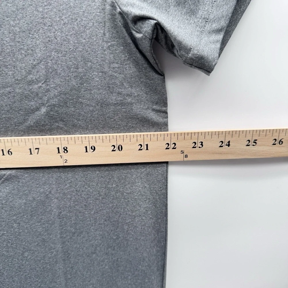 Ralph Lauren RLX  Spyglass Grey Heather Mens Large Button Down Polo Shirt